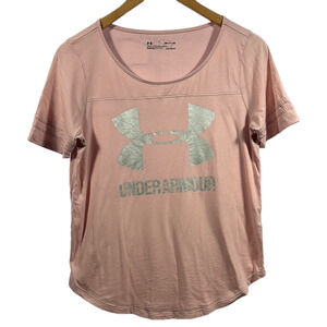 Under Armour Pink Graphic Relaxed Tee